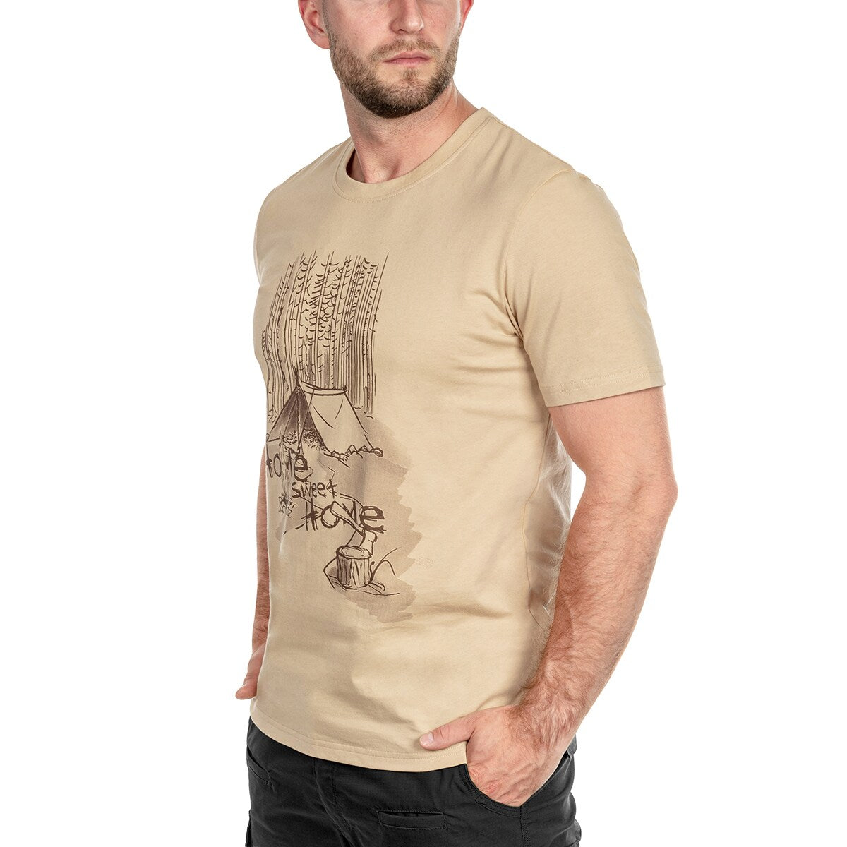 Koszulka T-shirt Helikon Home Sweet Home - Khaki