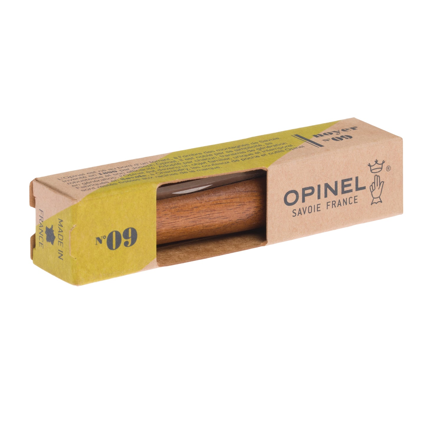 Nóż składany Opinel No.9 INOX Walnut