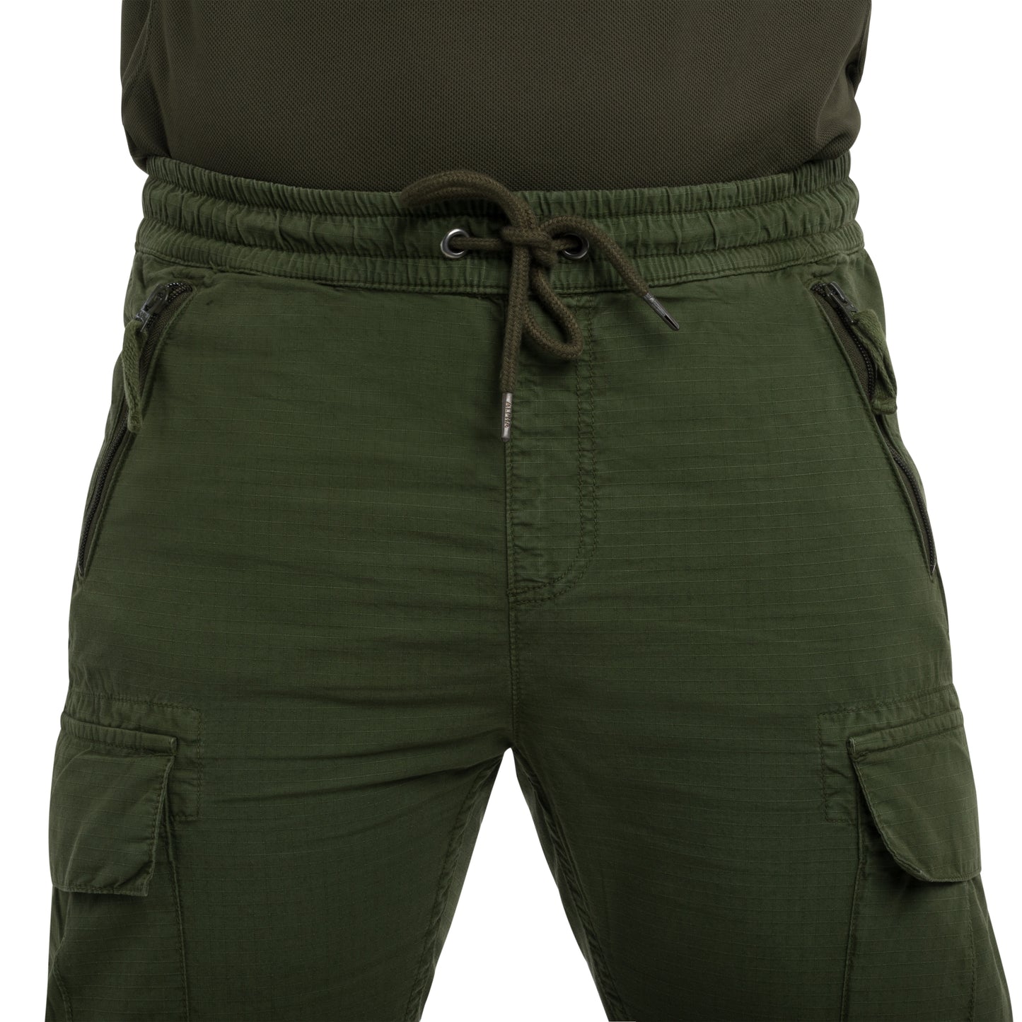 Spodnie Alpha Industries Rip-Stop Jogger - Dark Olive
