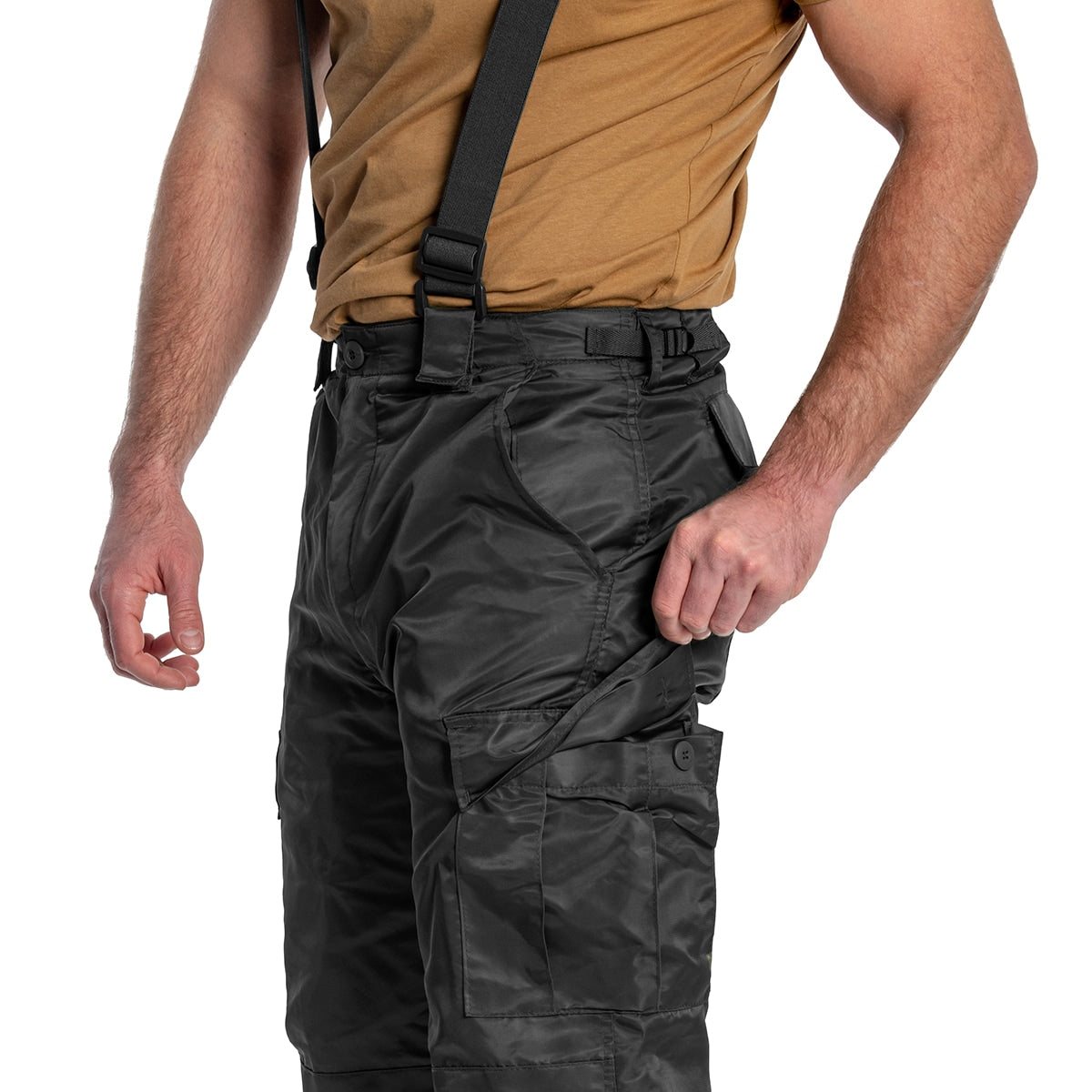 Spodnie ocieplane Brandit Thermo Pants Next Generation - Black