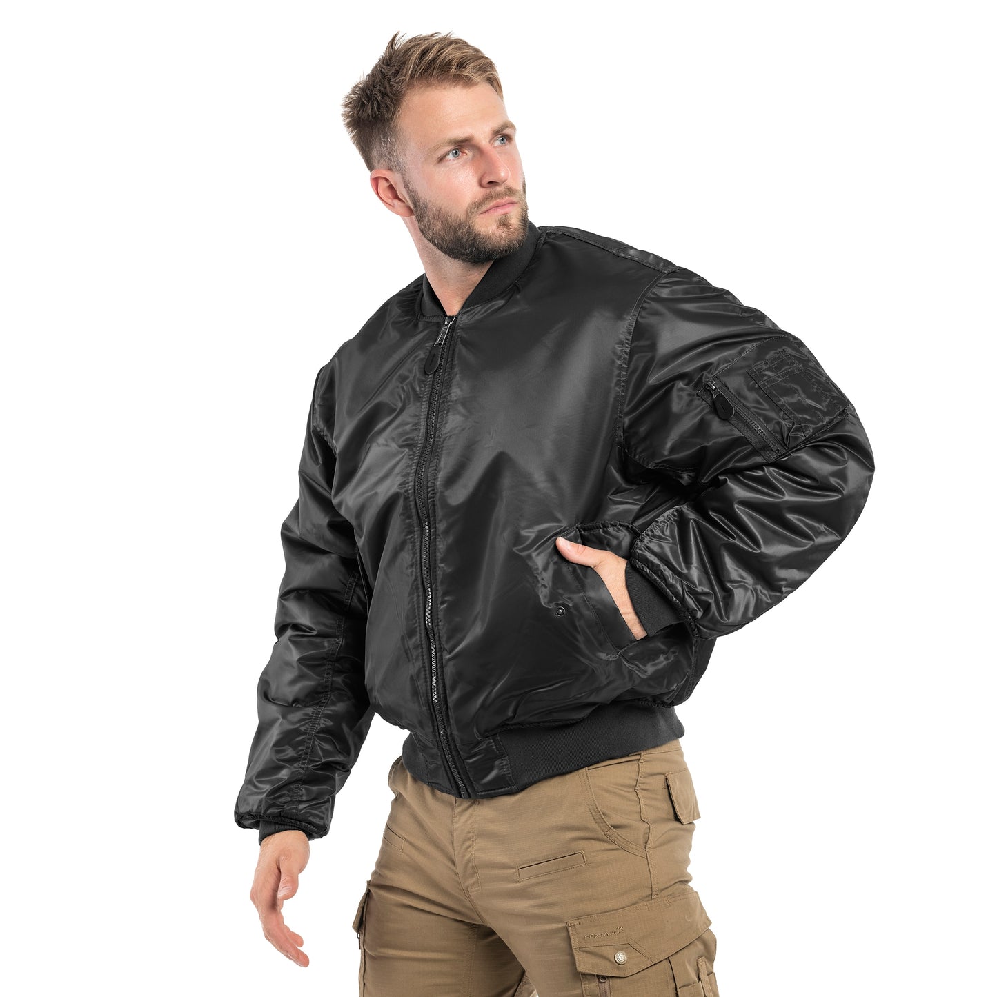 Kurtka Mil-Tec MA-1 US Flight Jacket - Black