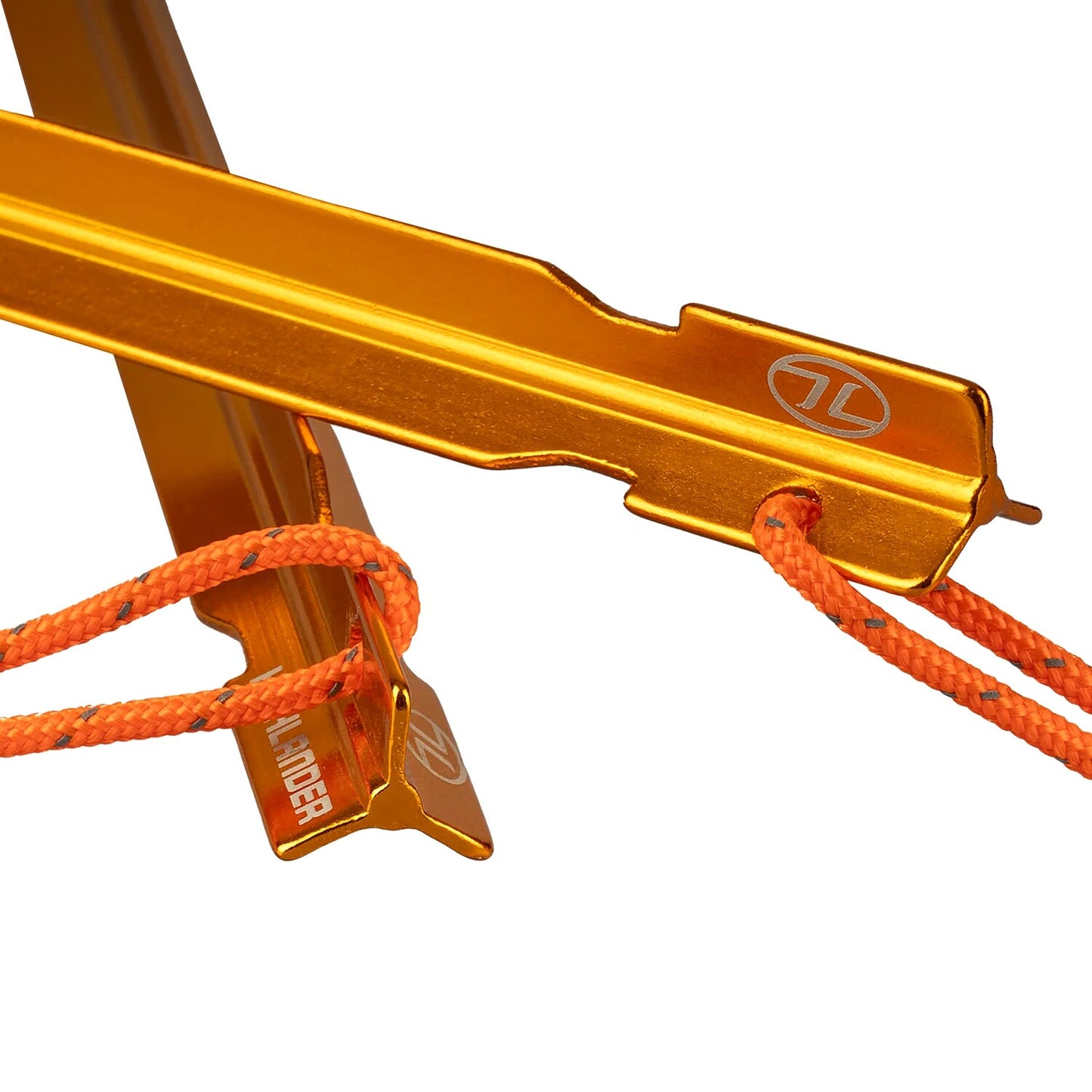 Śledzie aluminiowe Highlander Outdoor 18 cm - Orange