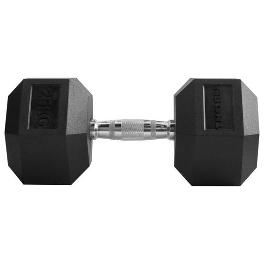 Hantel heksagonalny Thorn+Fit Hex Rubber 25 kg