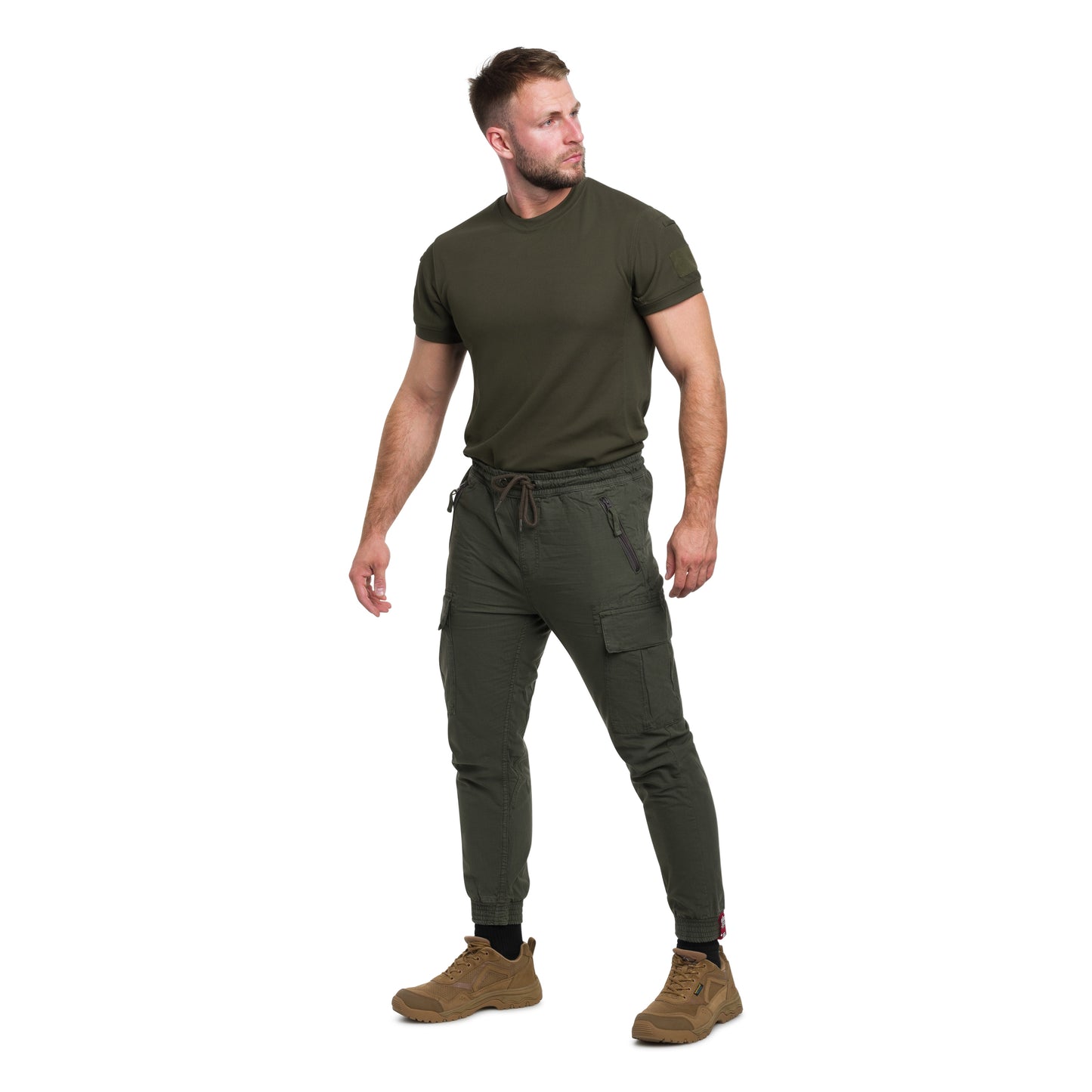 Spodnie Alpha Industries Rip-Stop Jogger - Grey/Black