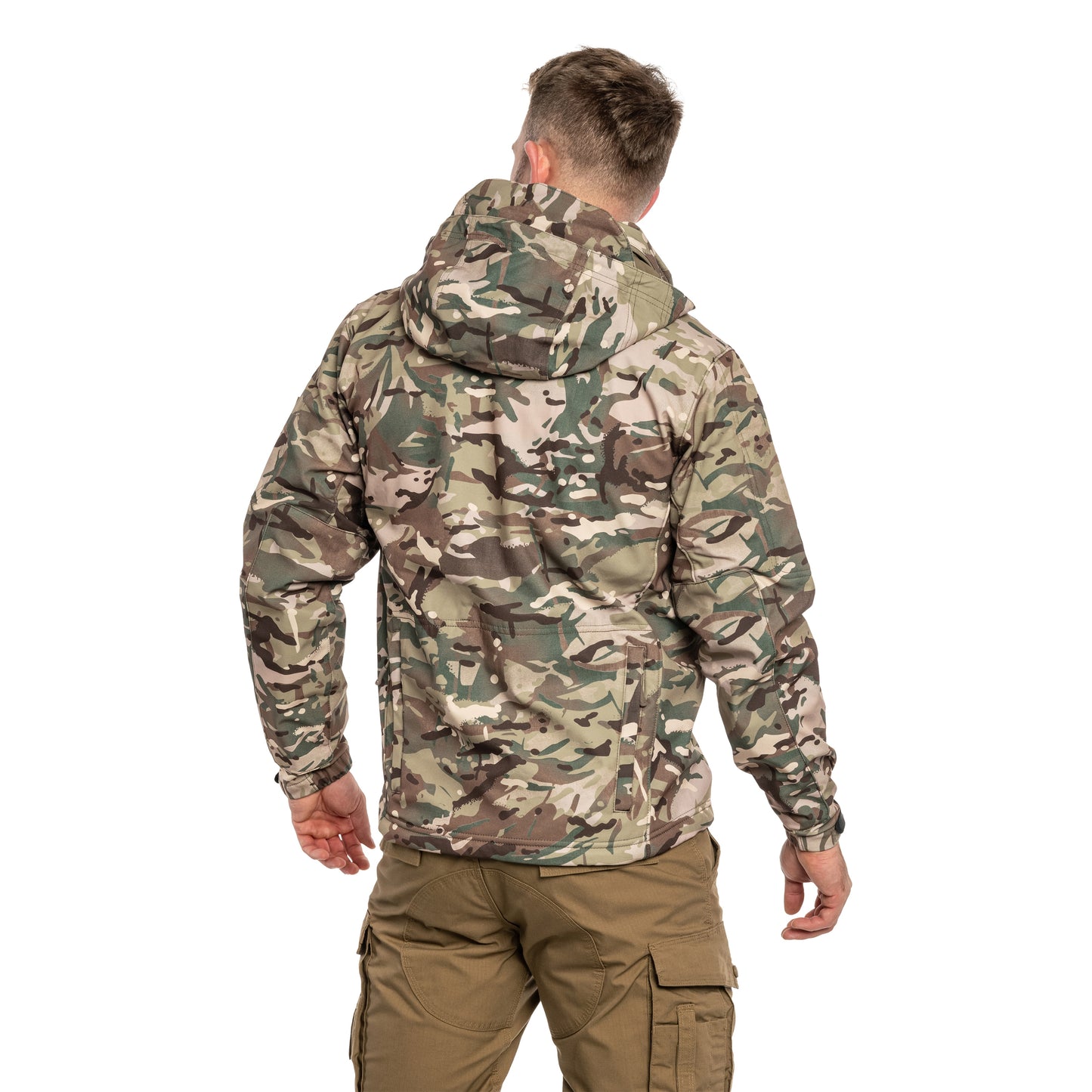 Kurtka Highlander Forces Tactical Softshell - Arid MC Camo