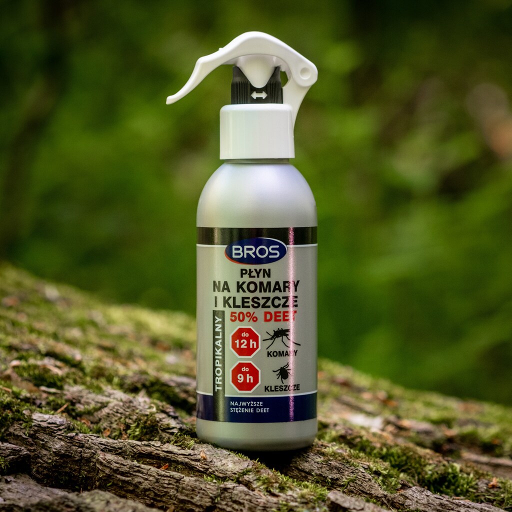 Płyn na komary i kleszcze Bros DEET 50% 130 ml