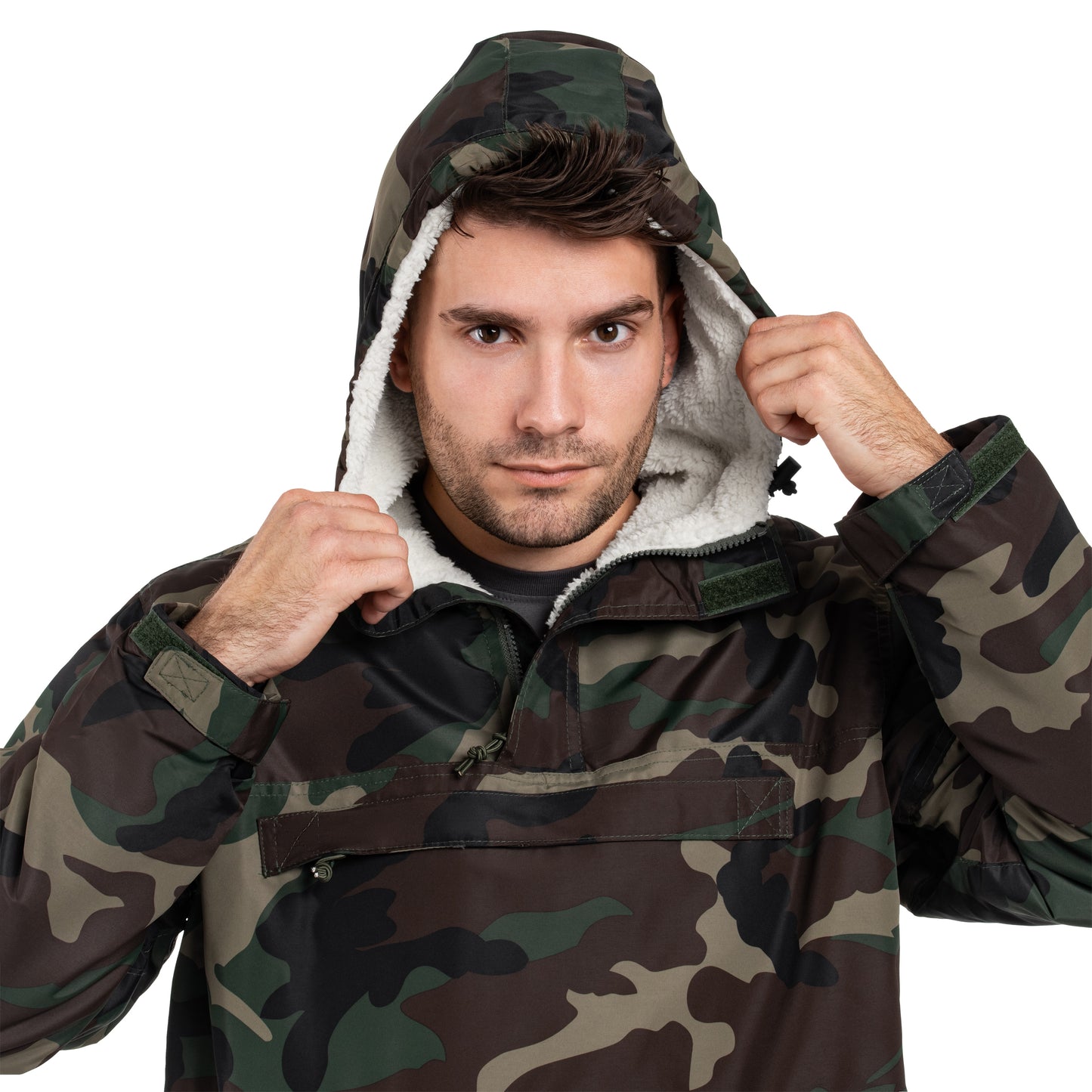 Kurtka Brandit Sherpa Windbreaker - Woodland
