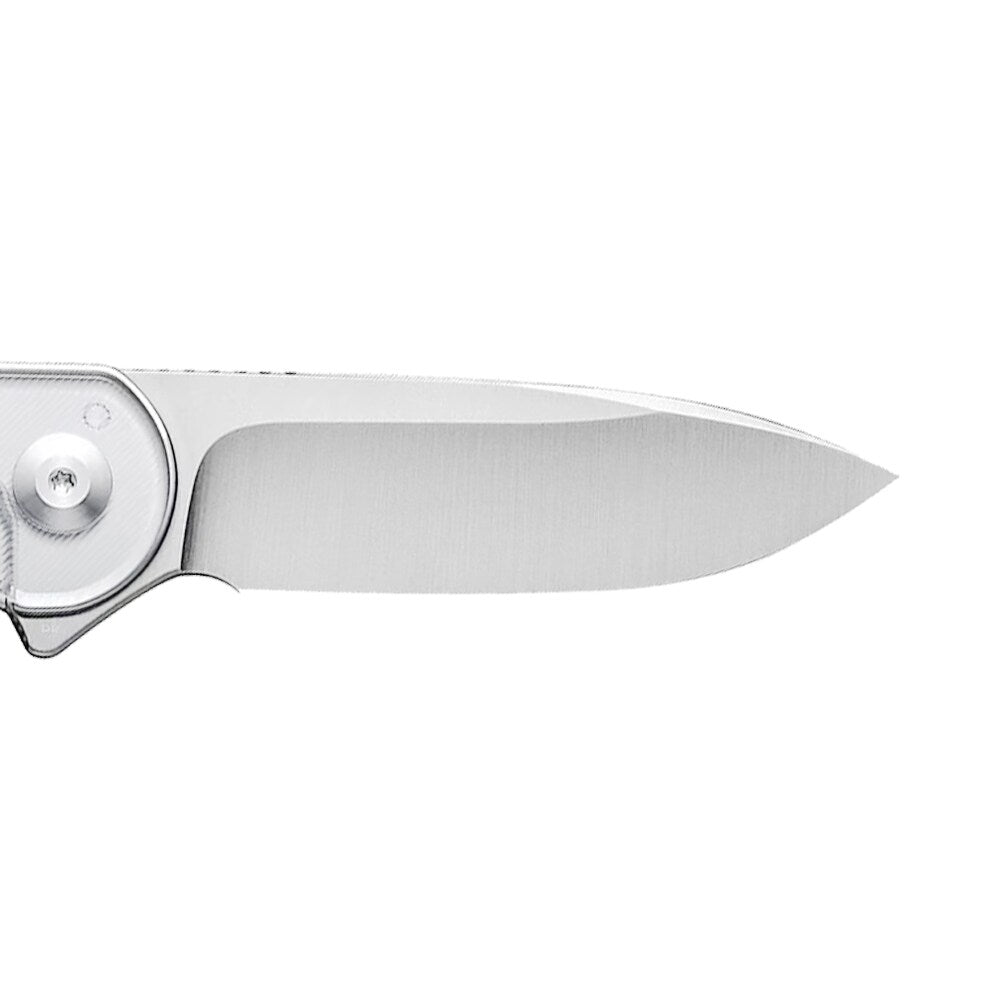 Nóż składany Civivi D2 Elementum Flipper C907A-7 - Satin/Polished Clear Lexan