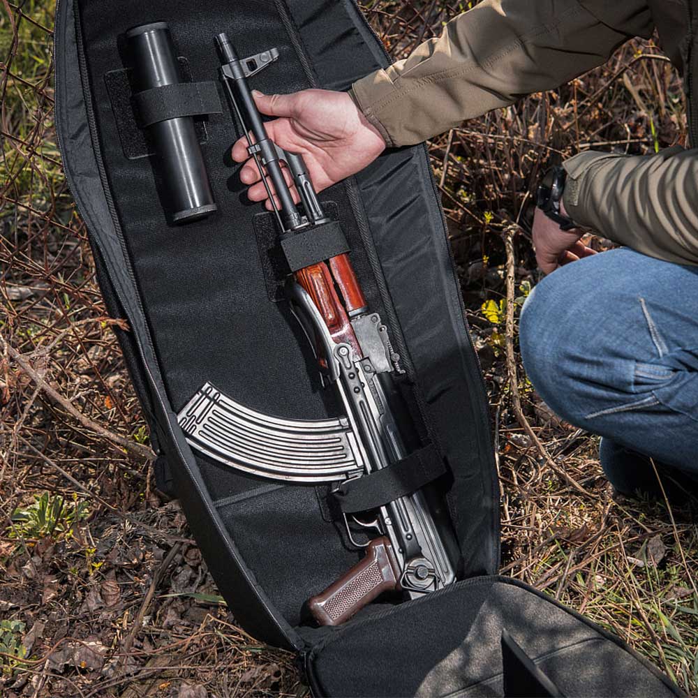 Pokrowiec M-Tac na broń Elite Hex 85 cm - Black