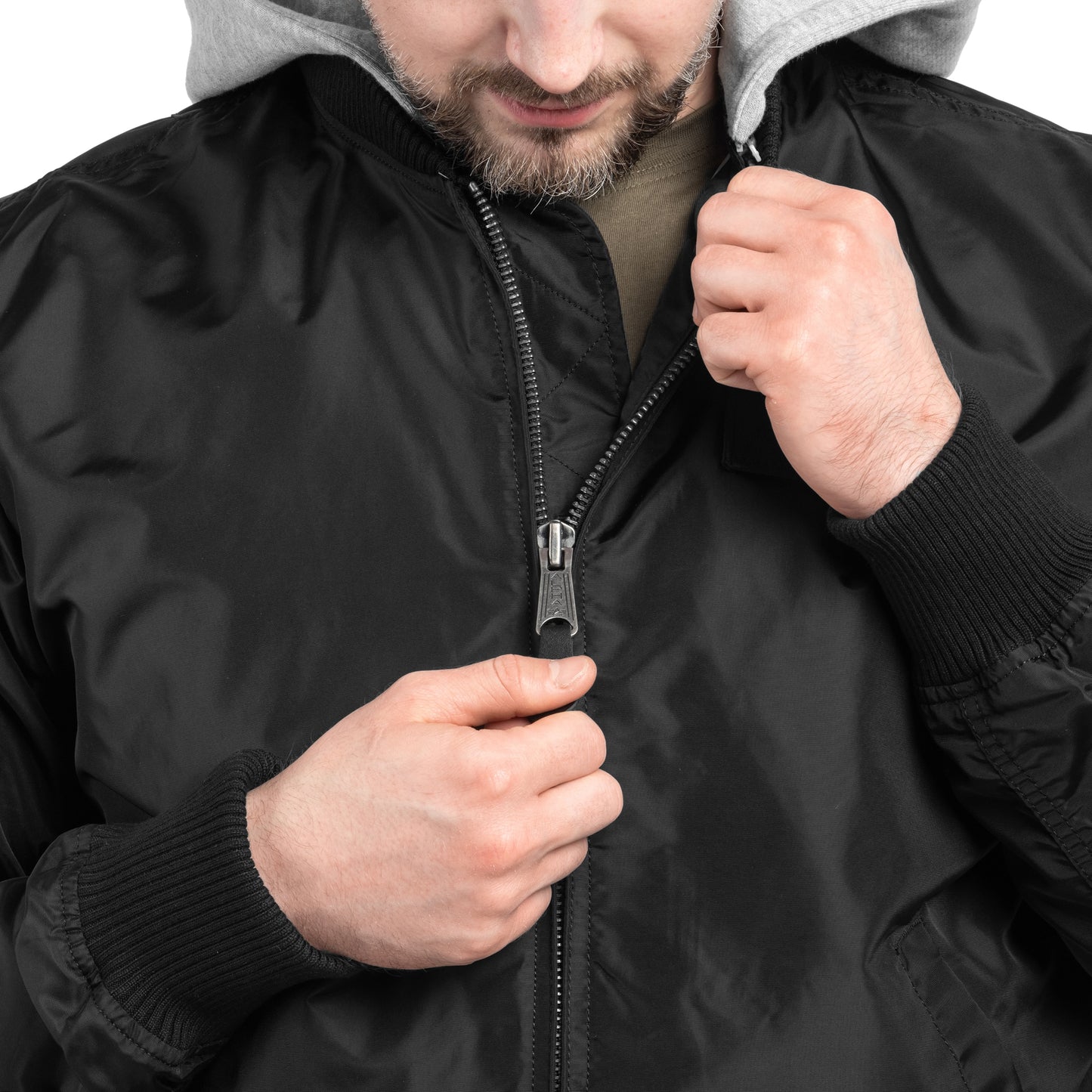 Kurtka Alpha Industries MA-1 TT Hood - Black