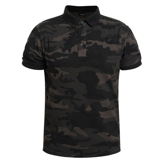 Koszulka polo Mil-Tec Prewash - Dark Camo