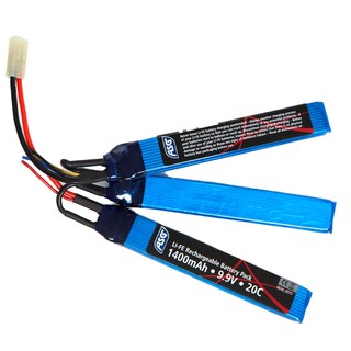 Akumulator ASG Li-Fe 9,9V 1400 mAh 20C - trójdzielny