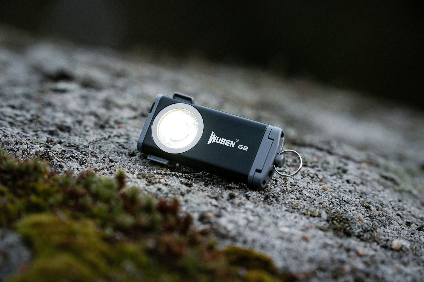 Latarka brelok Wuben G2 Black - 500 lumenów