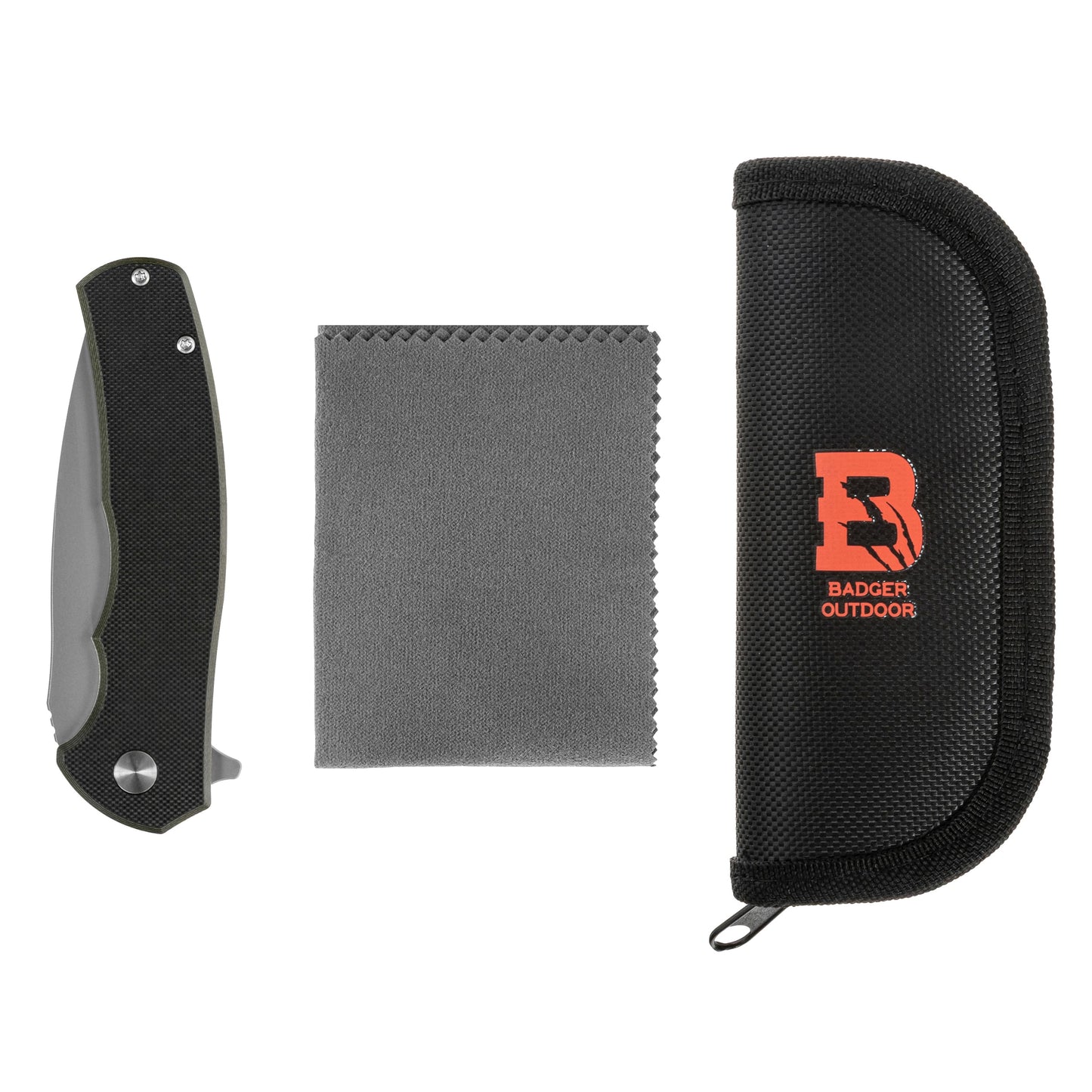 Nóż składany Badger Outdoor D2 Toro - Black
