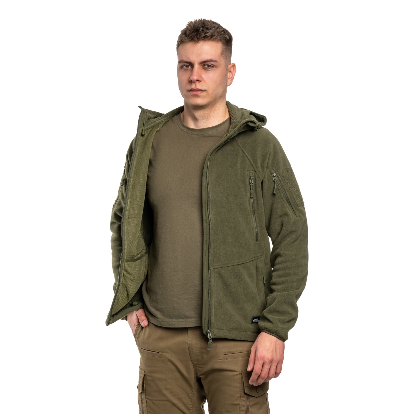 Polar Helikon Patriot Mk2 Hybrid Fleece - Olive Green