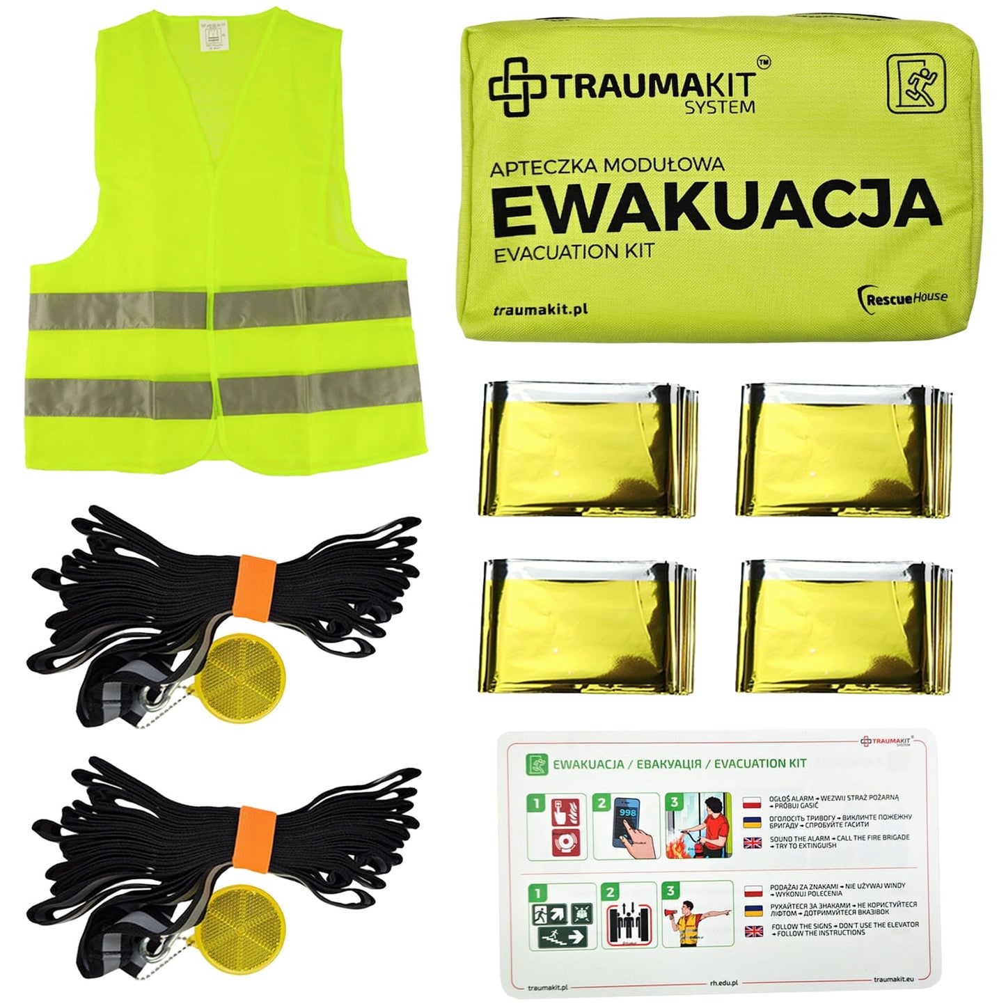 Apteczka modułowa AedMax Trauma Kit E - Ewakuacja