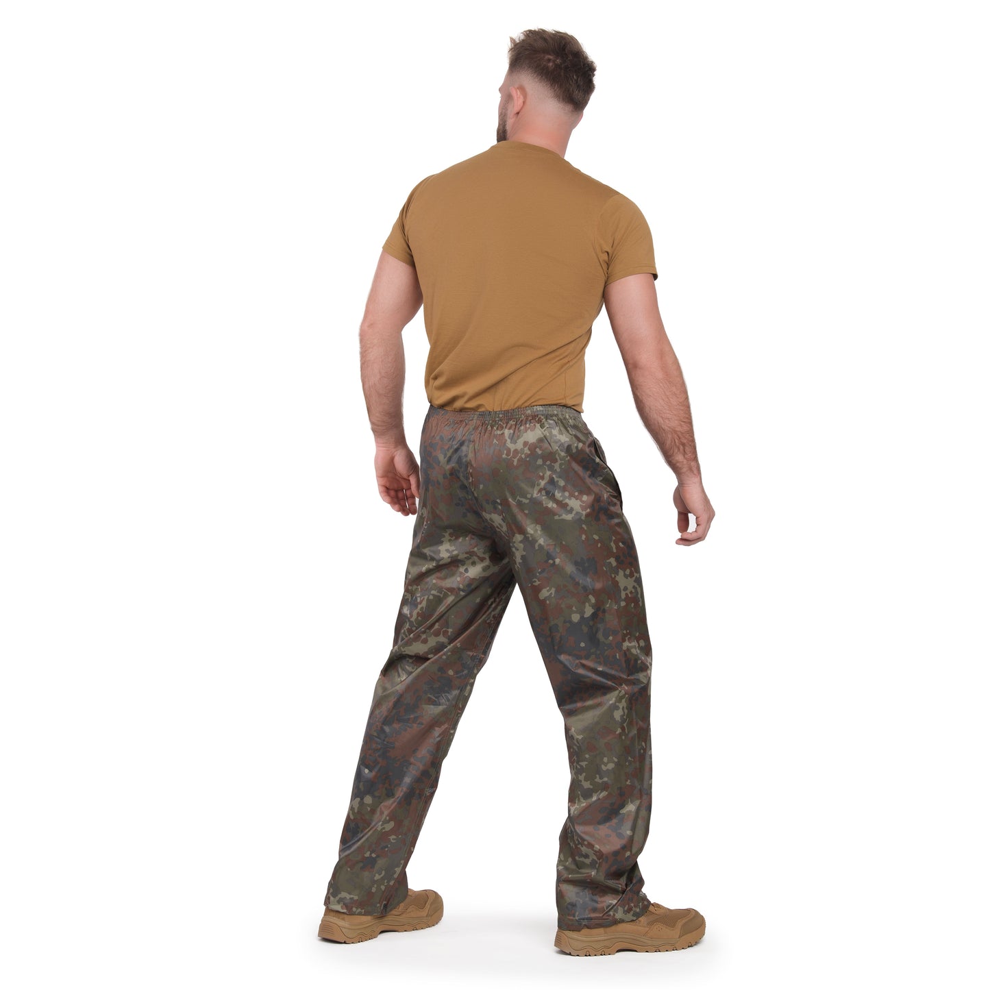 Komplet przeciwdeszczowy Mil-Tec kurtka + spodnie - Flecktarn