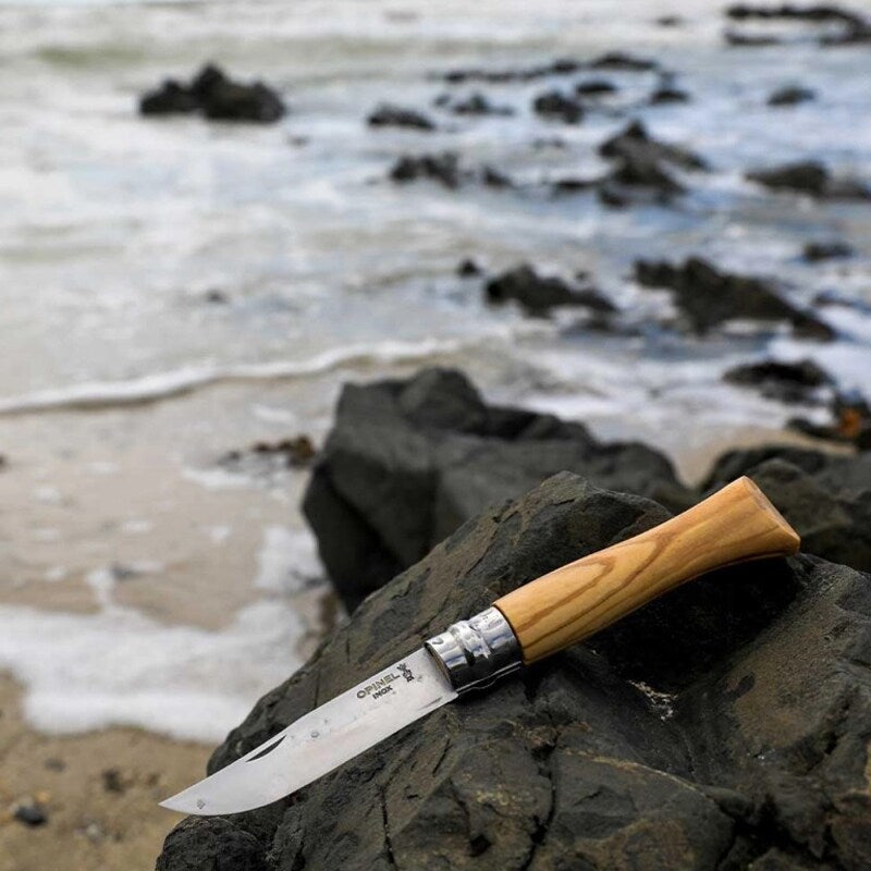 Nóż składany Opinel No.6 INOX Olive