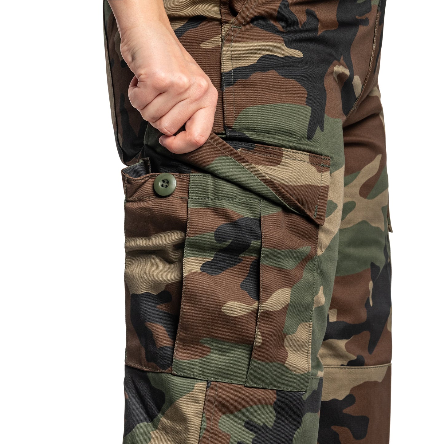 Spodnie dziecięce Mil-Tec BDU Woodland