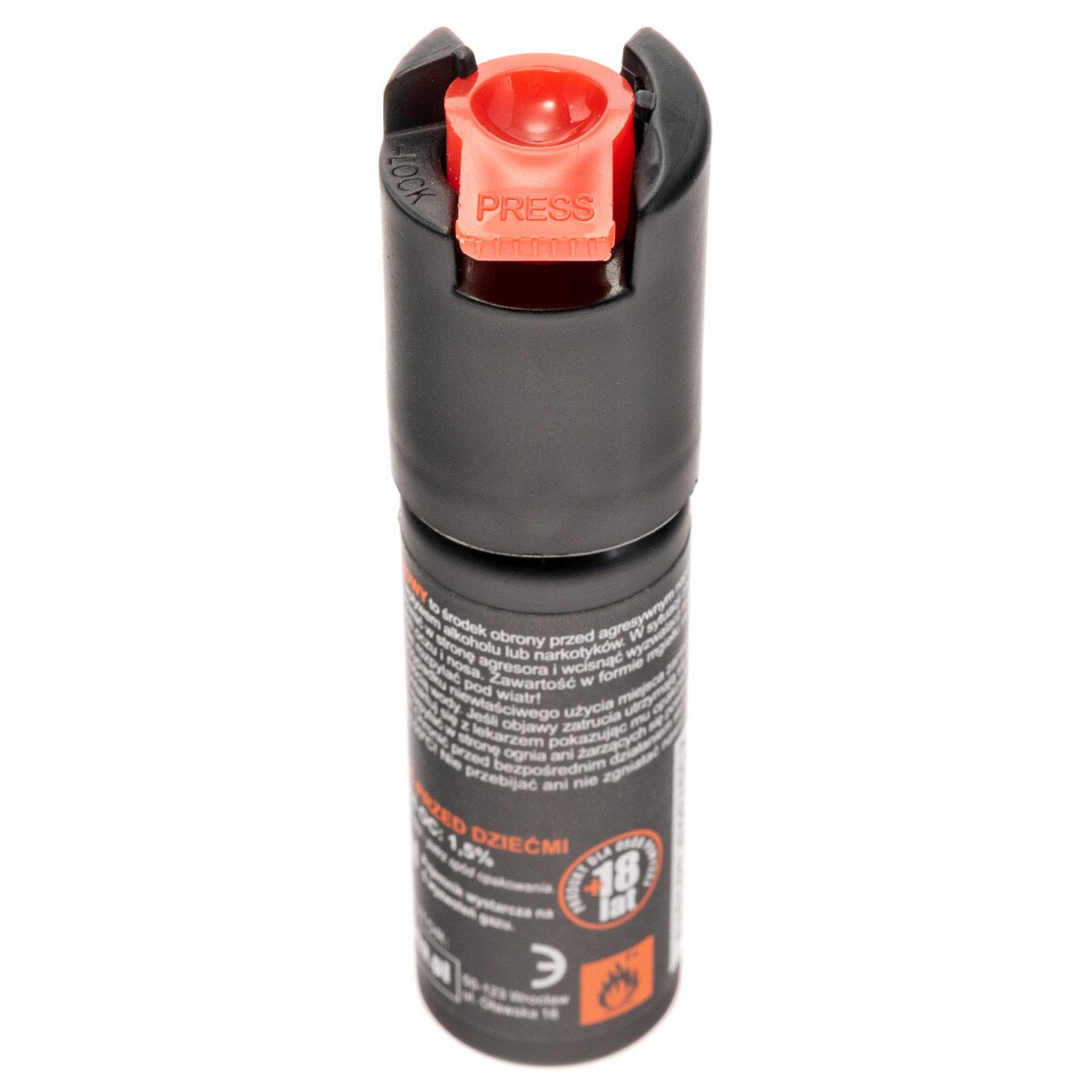 Gaz pieprzowy Obronny 15 ml - stożek