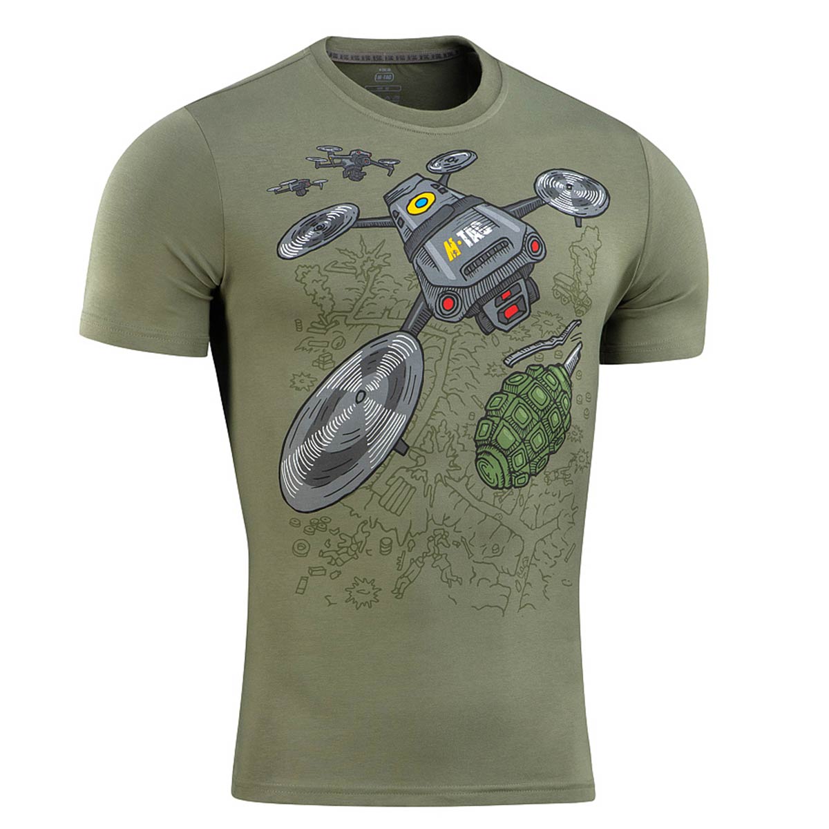 Koszulka T-shirt M-Tac Dron - Light Olive