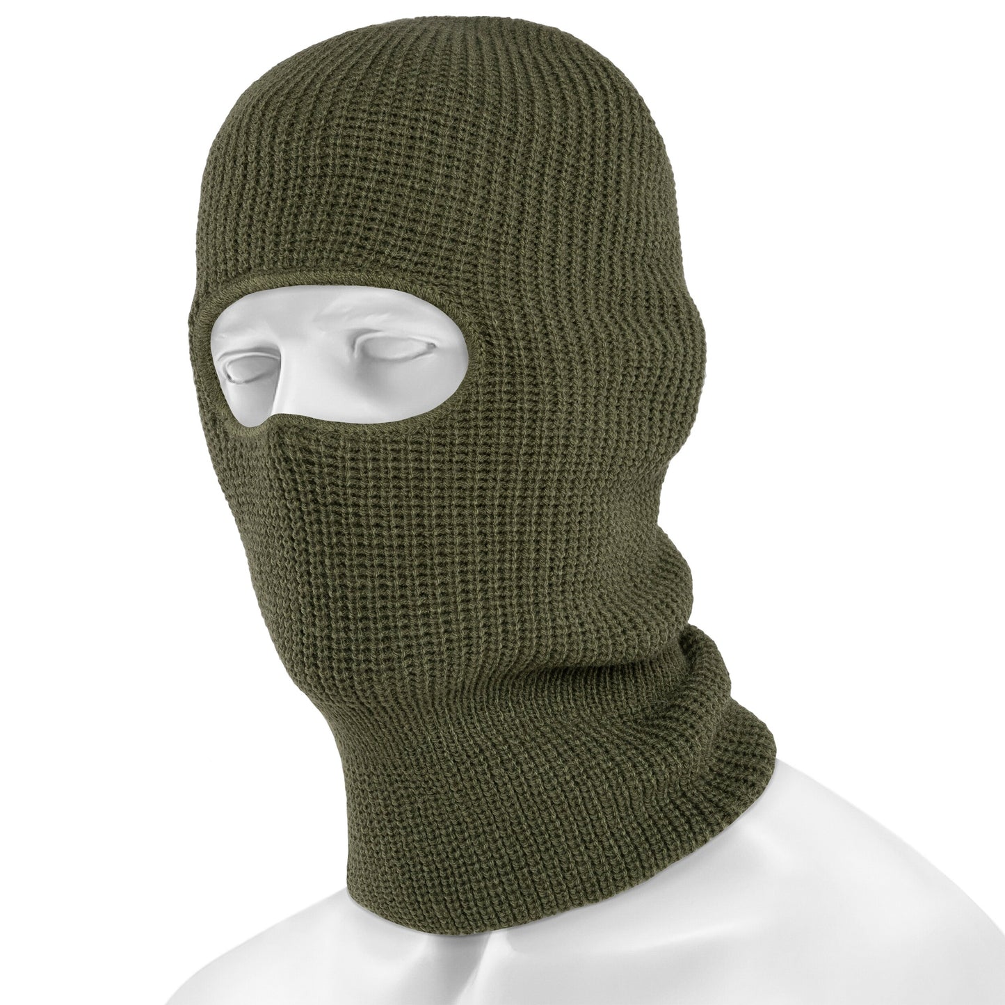 Kominiarka zimowa Mil-Tec z 1 otworem - Olive