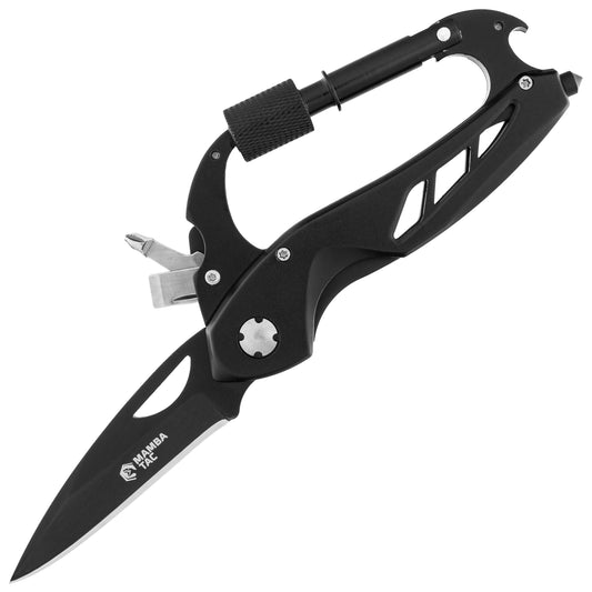 Multitool Mamba Tac Knife Clip 6w1 - Black