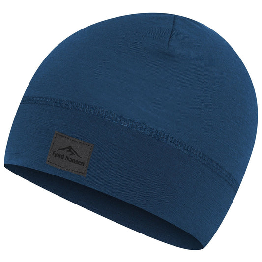 Czapka Fjord Nansen Light Merinoull Beanie - Blue