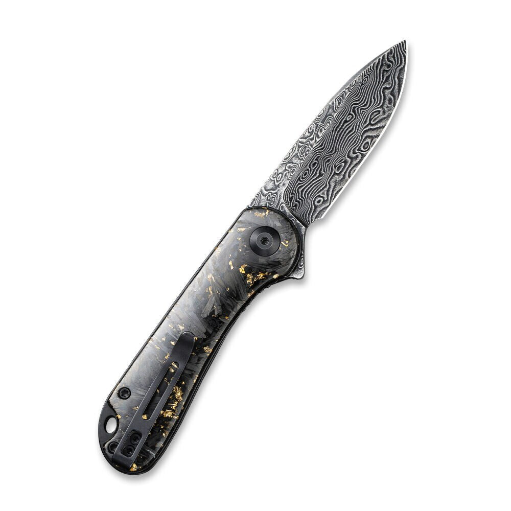 Nóż składany Civivi Elementum Damast Resin - Black/Golden