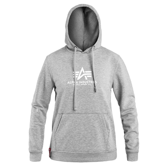 Bluza damska Alpha Industries New Basic Hoody - Grey Heather