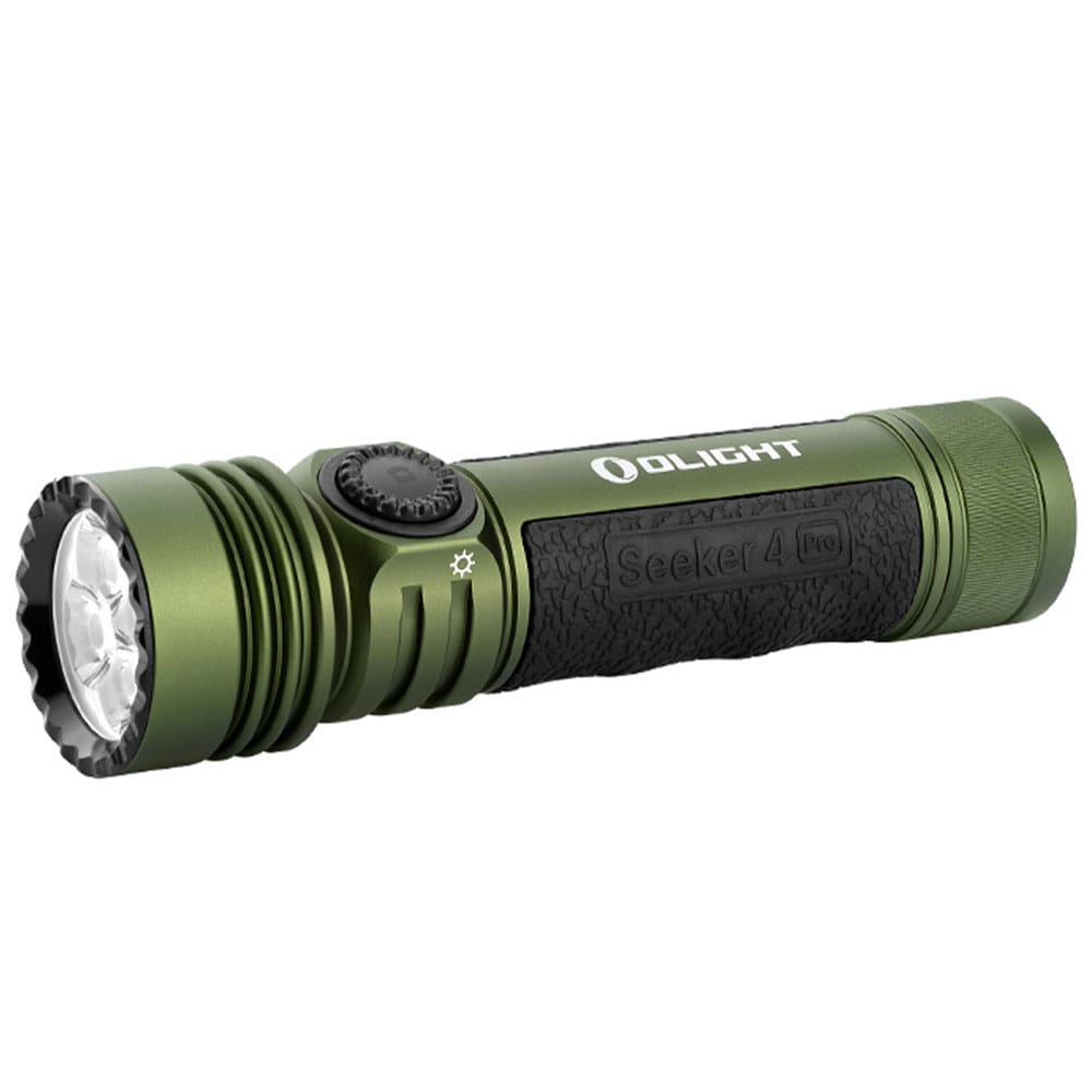 Latarka taktyczno-poszukiwawcza Olight Seeker 4 Pro Cool White OD Green - 4600 lumenów