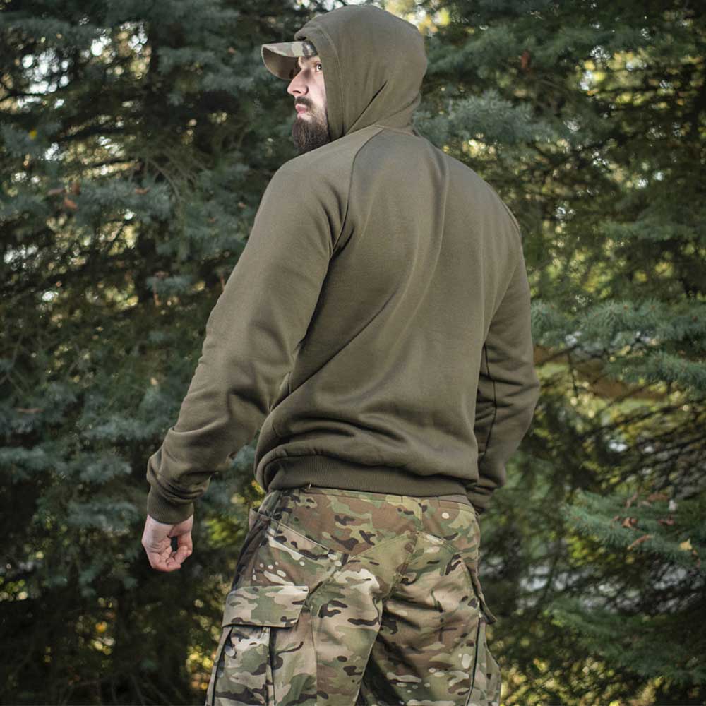 Bluza M-Tac Hoodie Cotton Raglan Hard - Dark Olive