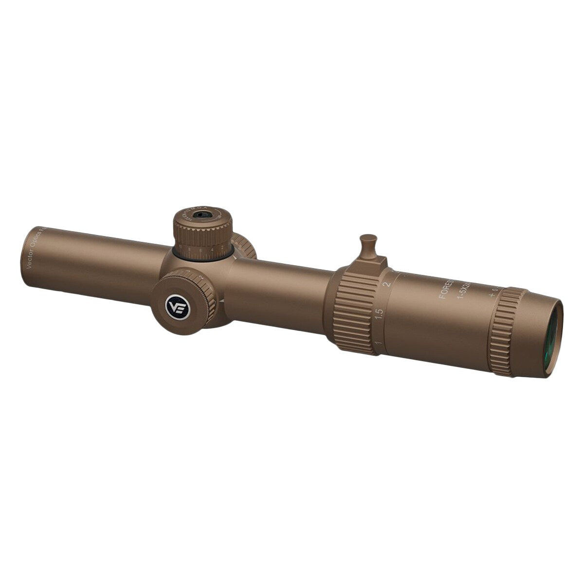 Luneta celownicza Vector Optics Forester 1-5x24 IR SFP VFD-2 Gen II - FDE