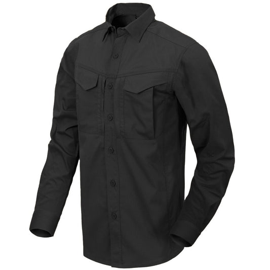 Koszula Helikon Defender Mk2 PolyCotton Ripstop Long Sleeve - Black