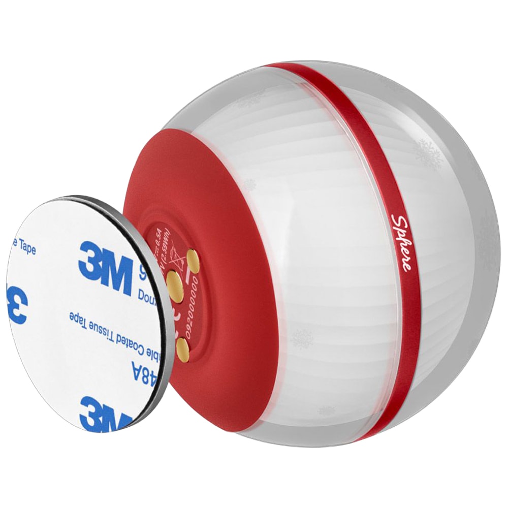 Lampa Olight Sphere Snowflake Red - 75 lumenów