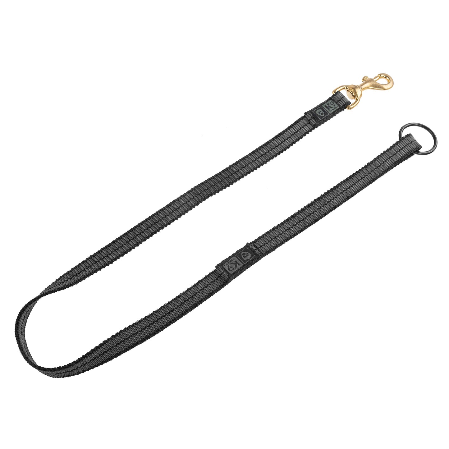 Smycz antypoślizgowa K9 Thorn czarna - 200 cm