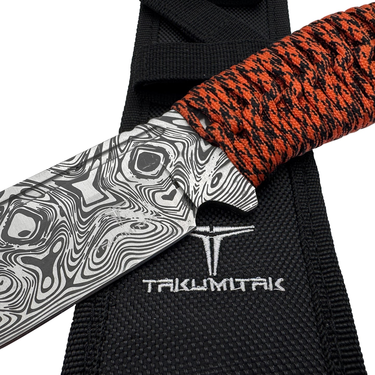 Nóż Takumitak Takumi - Damascus/Orange