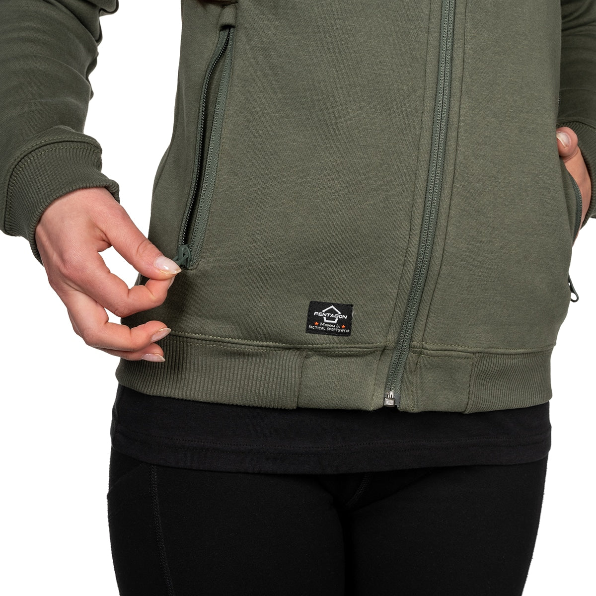Bluza damska Pentagon Aphrodite Sweater - Camo Green