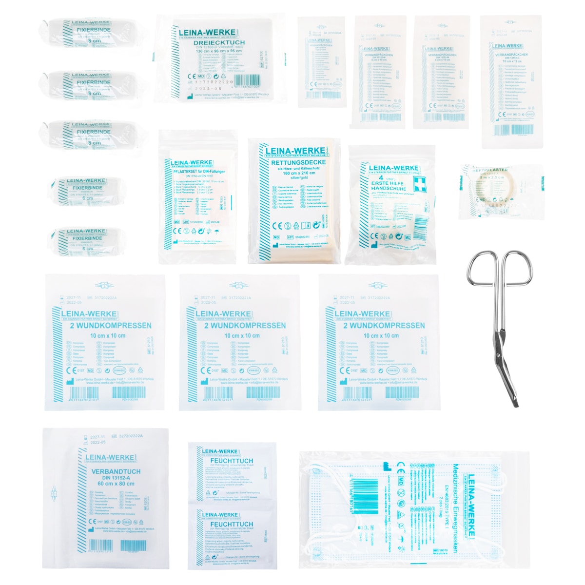 Apteczka Mil-Tec 43 elementy First Aid Set - Zielona OD
