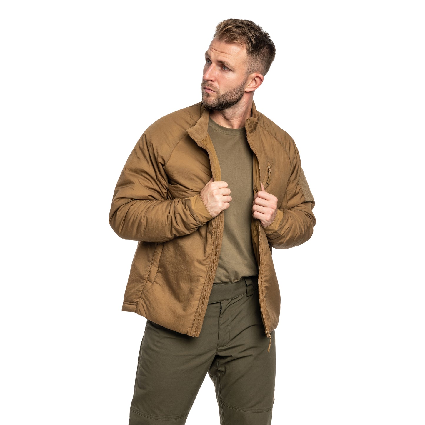 Kurtka Helikon Wolfhound Climashield Apex - Coyote
