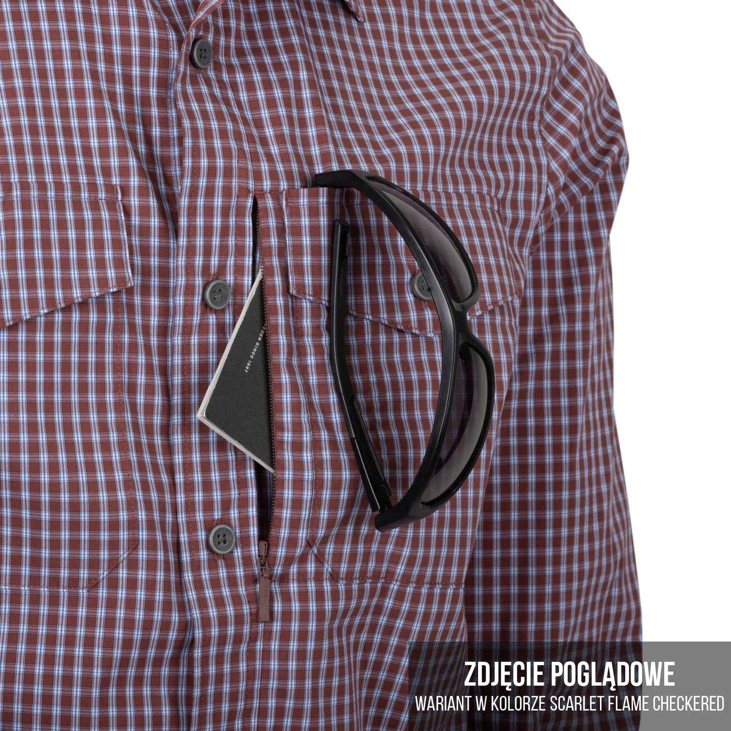 Koszula Helikon Covert Concealed Carry - Ozark Blue Plaid