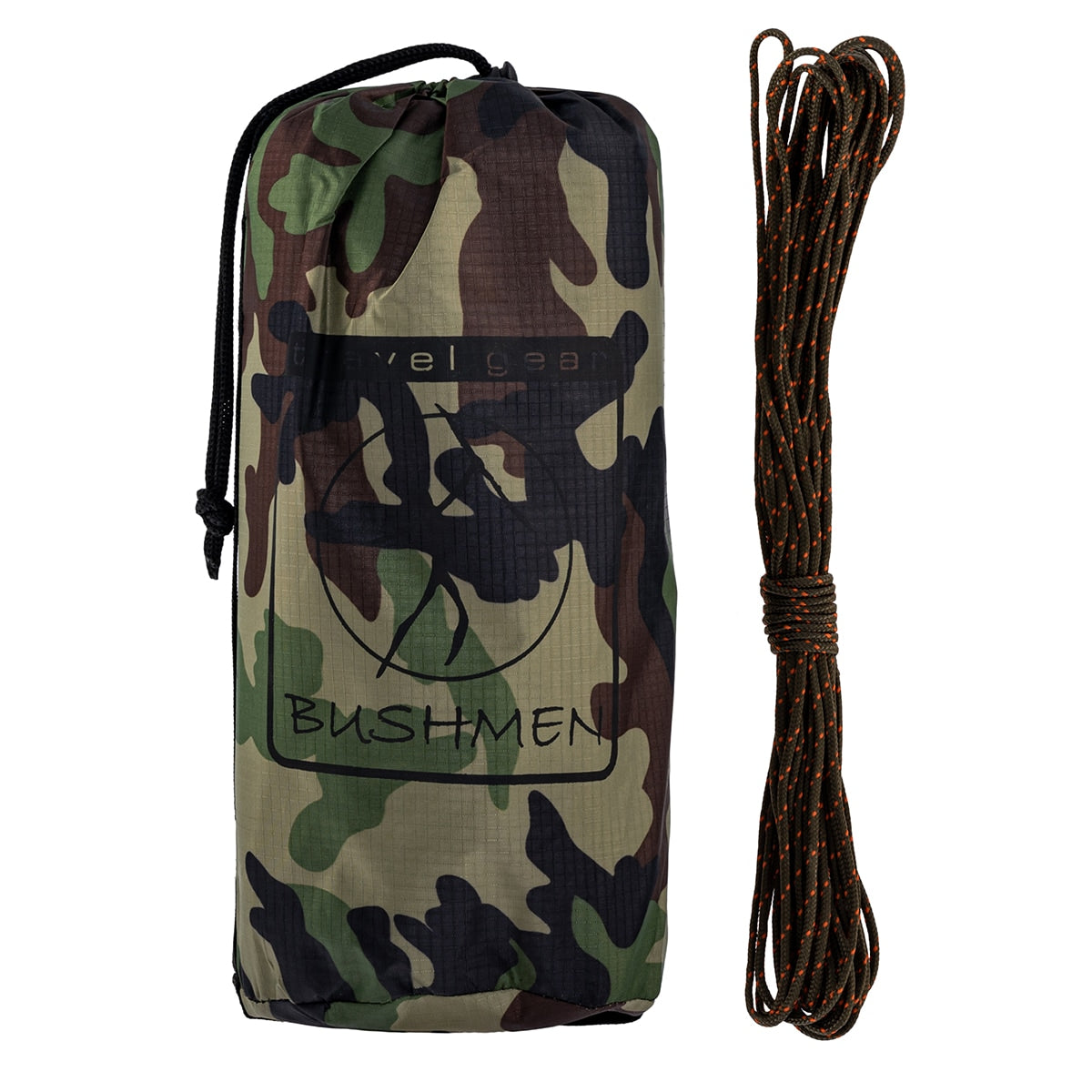 Płachta biwakowa Bushmen Thermo Tarp z termoizolacją 2x3 Camo