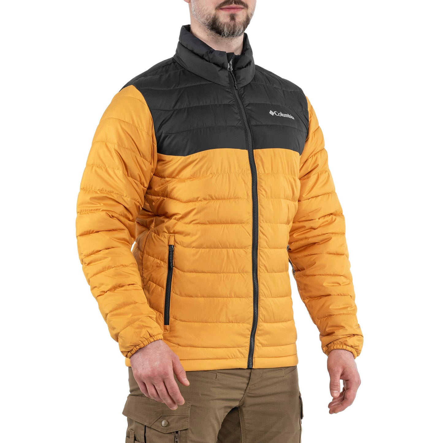 Kurtka Columbia Powder Lite Jacket - Raw Honey / Shark
