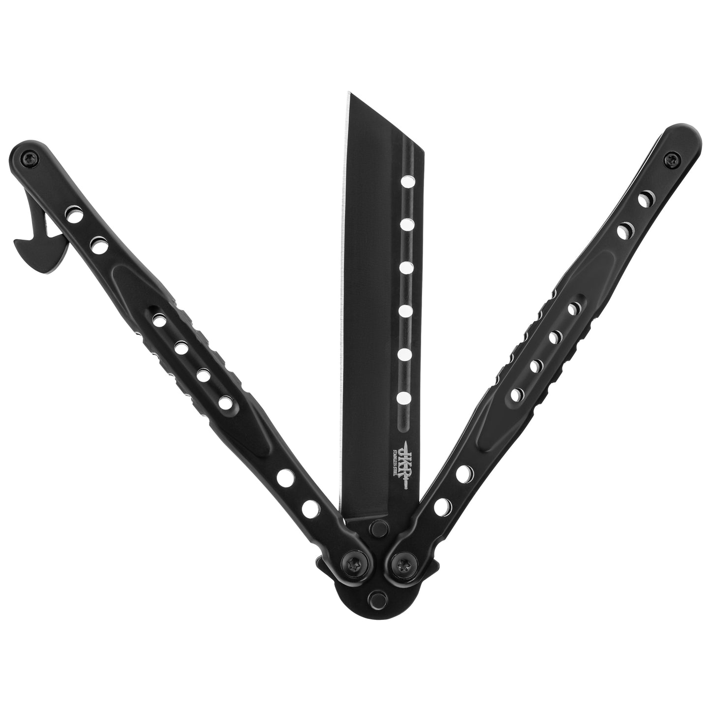 Nóż składany motylek Joker JK805 Full Black Coated