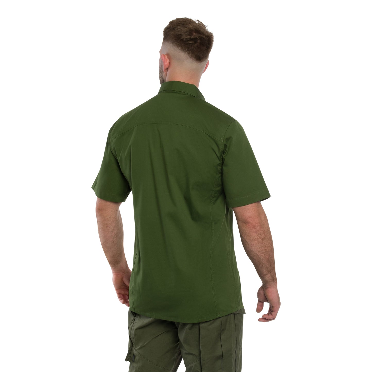 Koszula Helikon Defender Mk2 PolyCotton Ripstop Short Sleeve - Pine Green