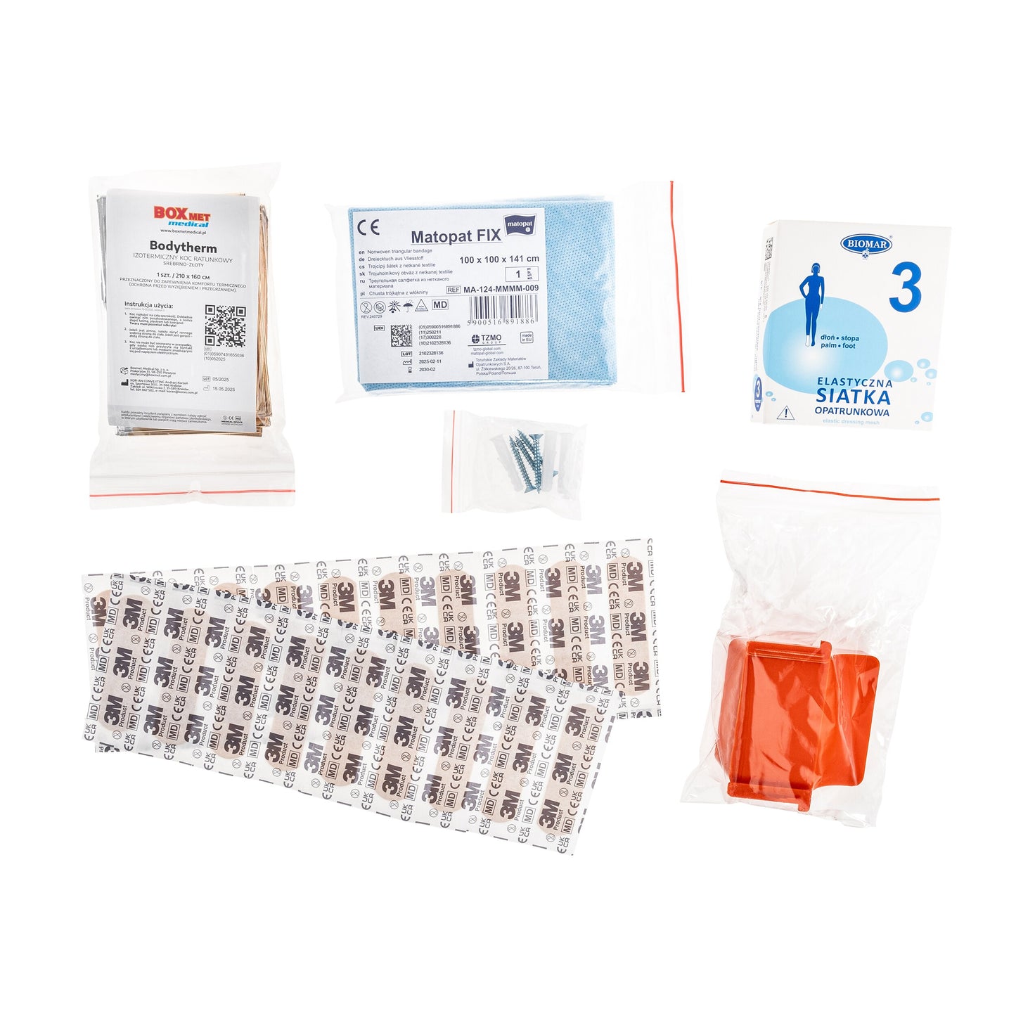 Apteczka Boxmet Medical DIN 13157 w walizce - Orange