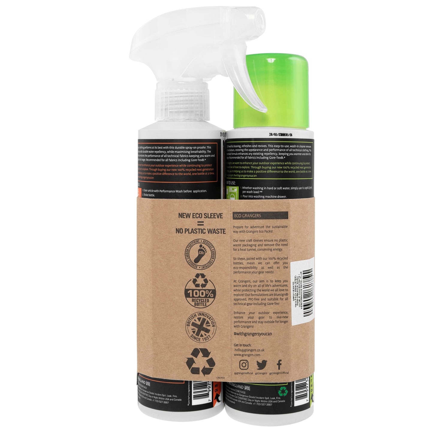 Zestaw Grangers Performance Wash & Performance Repel Plus 300 ml + 275 ml