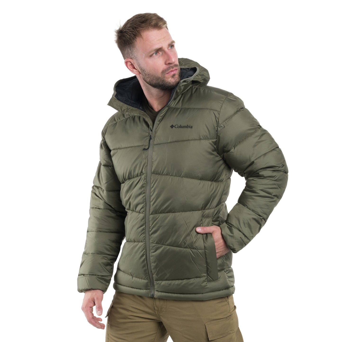 Kurtka Columbia Fivemile Butte II Hooded - Stone Green