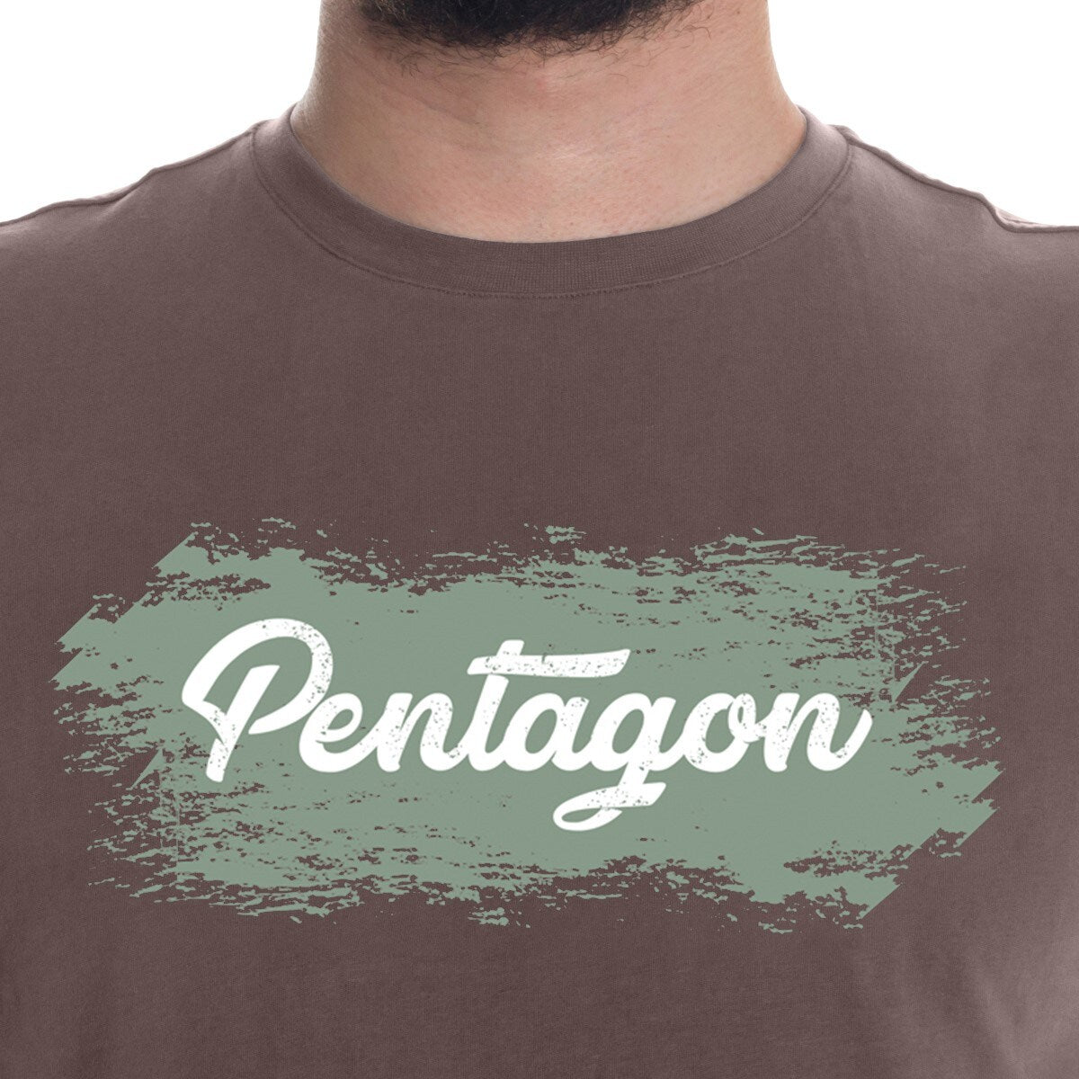 Koszulka T-Shirt Pentagon Grunge - Terra Brown