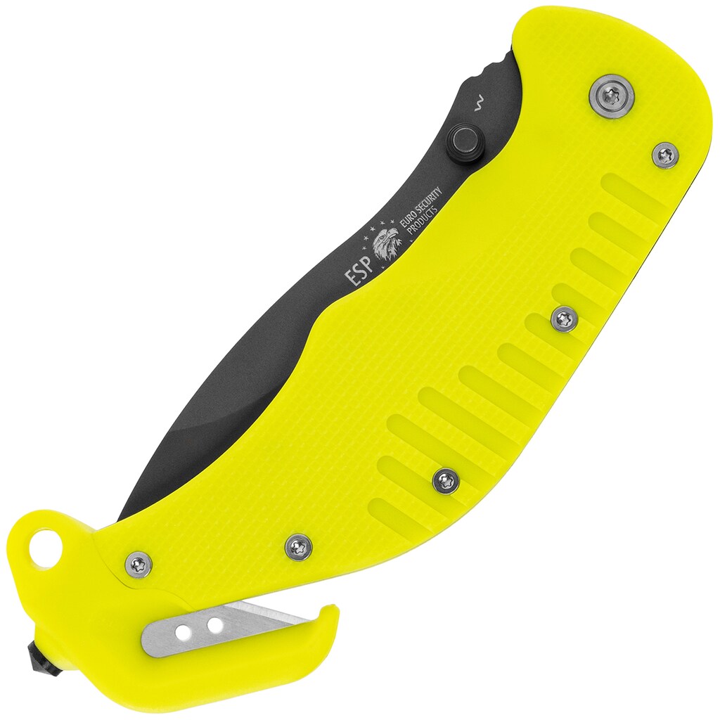 Nóż składany ratowniczy ESP RKY-01-S Rescue Knife - Yellow
